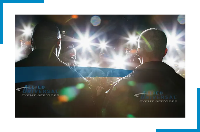 Event management consultants  in an event 